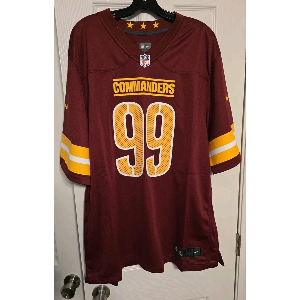 Nike Washington Commanders Young #99 Men's NFL Jersey 2XL Burgundy On-Field NWT